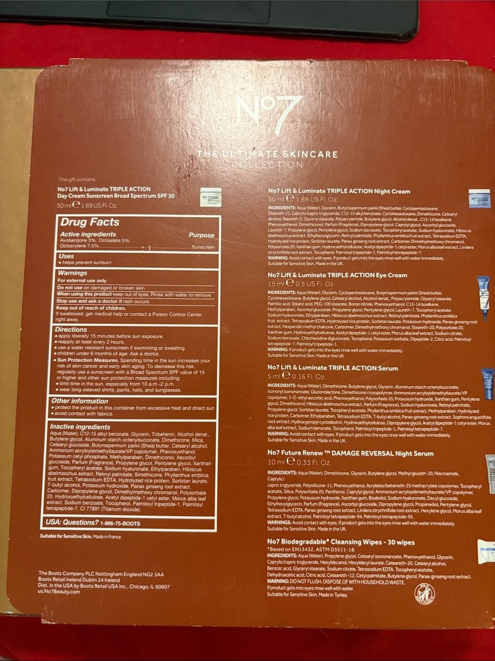 No7 Lift & Luminate Skincare Set - Full size products.  Sealed products